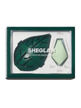 SHEGLAM MULTI-FACETED MAKEUP SPONGE IN GREEN - BNIB